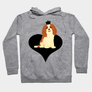 Love Cavalier King Charles Spaniel - Black Hoodie